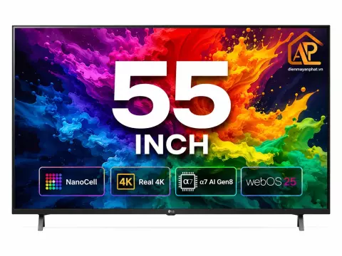 Smart Tivi LG NanoCell AI 4K 55 inch 55NANO80ASA