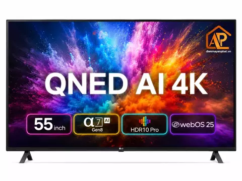 Smart Tivi LG QNED AI 4K 55 Inch 55QNED81ASA