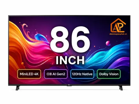Smart Tivi LG QNED evo AI MiniLED 4K 86 inch 86QNED86ASA