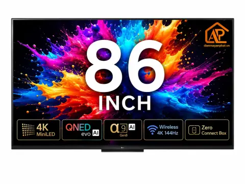 Smart Tivi LG QNED evo AI MiniLED 4K 86 inch 86QNED9MASA