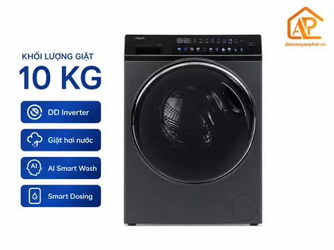 Máy giặt Aqua Inverter 10 kg AQD-DDW1000J BK