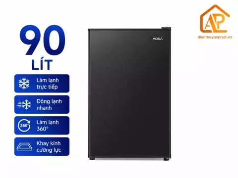 Tủ lạnh Aqua 90 lít AQR-D100FA(BS)