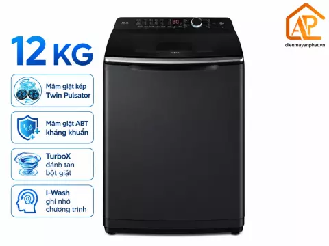 Máy giặt Aqua 12 kg AQW-FR120HT BK