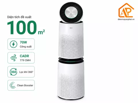 Máy lọc không khí LG PuriCare 360 2 tầng AS10GDWH0