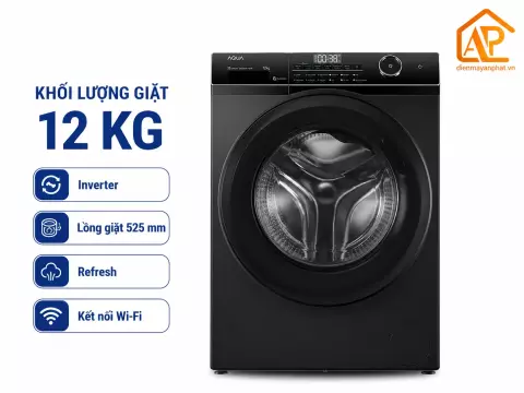 Máy giặt Aqua Inverter 12 kg AW12-BP4959U1K(B)