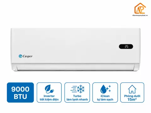 Điều hòa Casper Inverter 1 chiều 9000 BTU GC-09IB36