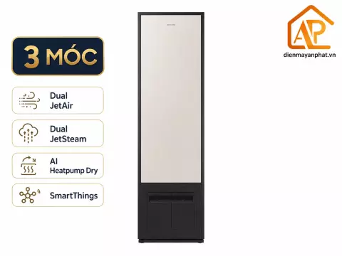 Tủ chăm sóc quần áo thông minh Samsung Bespoke 3 móc DF18CB8600ERSV