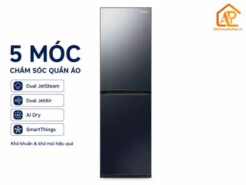 Tủ chăm sóc quần áo thông minh Samsung Bespoke 5 móc DF24CB9900CRSV