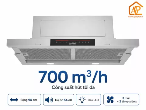 Máy hút mùi âm tủ Bosch DFS097K50 - Serie 8