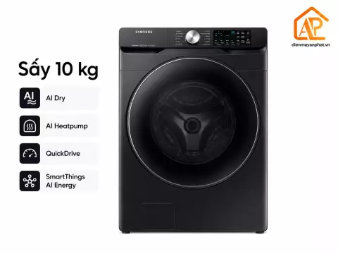 Máy sấy Samsung AI Dry Bespoke AI Inverter 10 Kg DV10BB9440GBSV