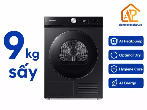 Máy sấy Samsung Optimal Dry Bespoke AI 9 Kg DV90CGC2A0ABSV