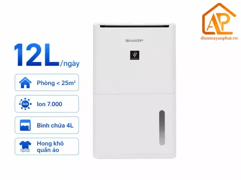 Máy hút ẩm Sharp DW-D12A-W