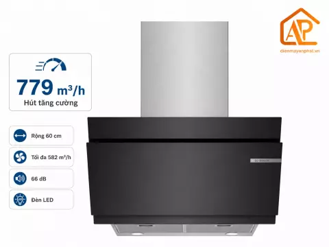 Máy hút mùi áp tường Bosch DWB67BK61T SERIE 4