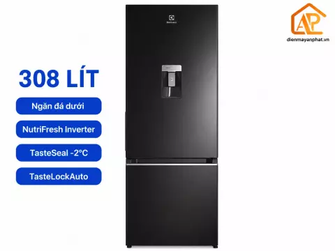 Tủ lạnh Electrolux Inverter 308 lít EBB3462K-H