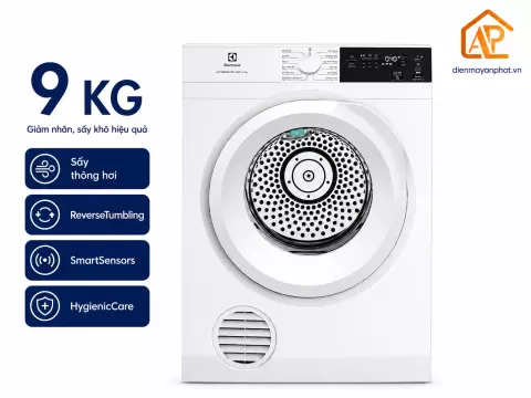 Máy sấy thông hơi Electrolux UltimateCare 300 9 kg EDS904H3WC