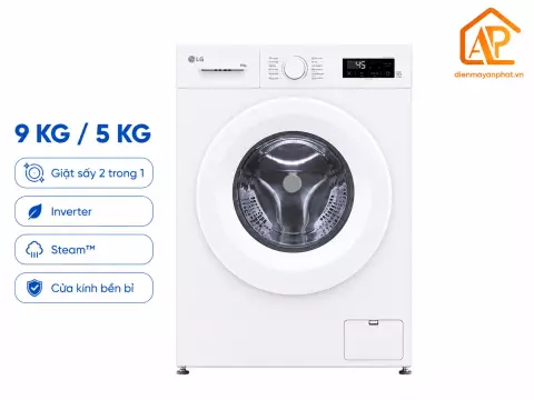 Máy giặt sấy LG Inverter giặt 9 kg - sấy 5 kg FB1209D5W