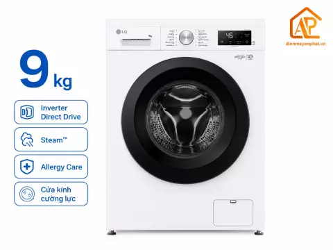 Máy giặt LG Inverter 9 kg FB1209S6W1