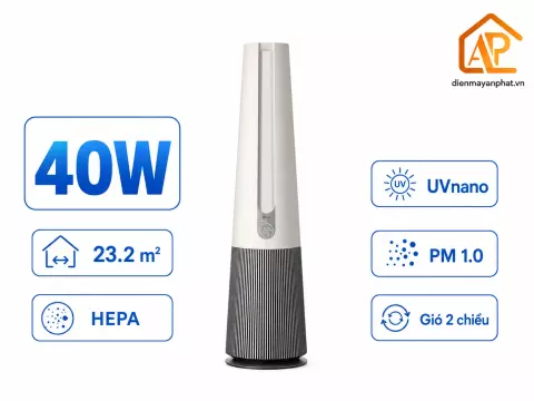 Máy lọc không khí LG PuriCare AeroTower Hit FS15GPBK0