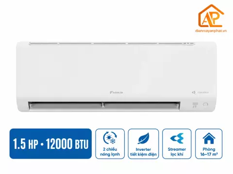 Điều hòa Daikin Inverter 2 chiều 12000 BTU FTHF35XVMV