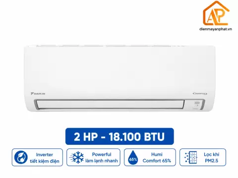 Điều hòa Daikin Inverter 1 chiều 18000BTU FTKB50ZVMV