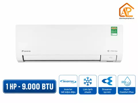 Điều hòa Daikin 1 chiều Inverter 9000 BTU FTKM25AVMV