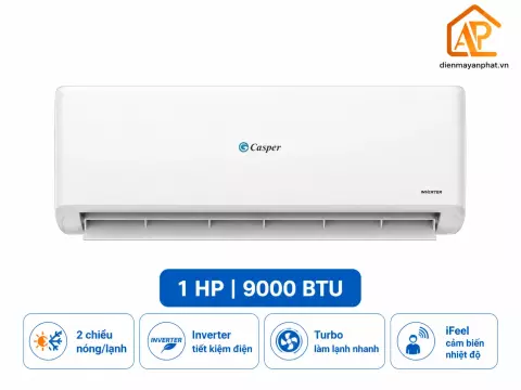 Điều hòa Casper Inverter 2 chiều 9000 BTU GH-09IS33