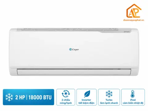 Điều hòa Casper Inverter 2 chiều 18000 BTU GH-18IS35