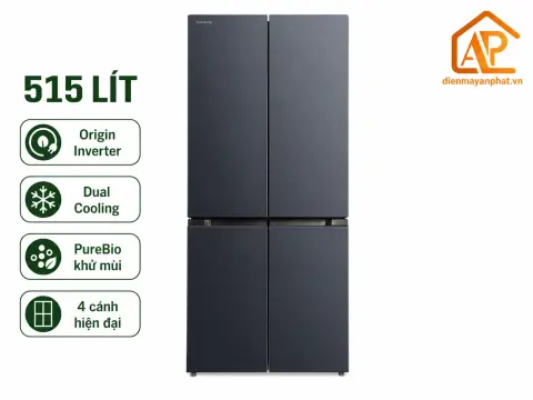 Tủ lạnh Toshiba Inverter 515 lít Multi Door GR-RF670WI-PGV(A9)-BG