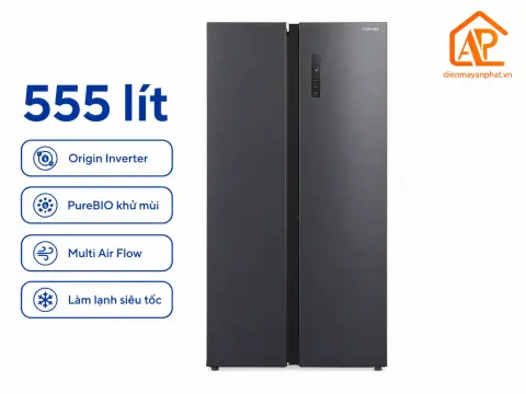 Tủ lạnh Toshiba Inverter 555 lít GR-RS696WI-PMV(60)-AG