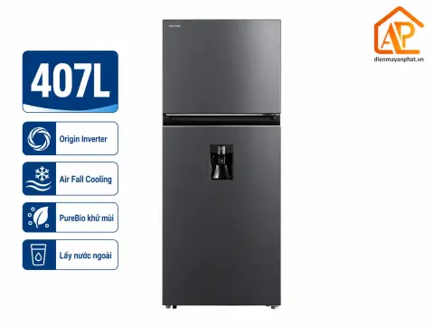 Tủ lạnh Toshiba Inverter 407 lít GR-RT535WE-PMV(06)-MG