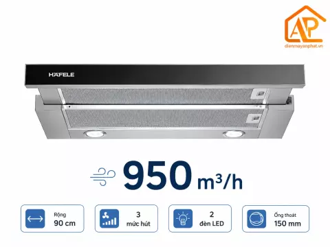 Máy hút mùi âm tủ Hafele HH-TG90E (539.81.075)