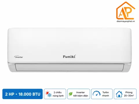 Điều hòa Funiki Inverter 18000 BTU 2 chiều HIH18TMU
