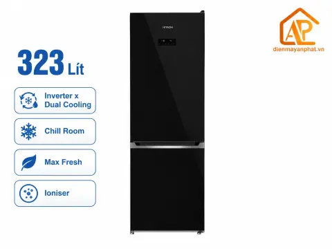 Tủ lạnh Hitachi Inverter 323 lít HRBN6340DUVN