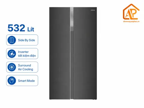 Tủ lạnh Hitachi Inverter 532 lít Side By Side HRSN9563DDXVN