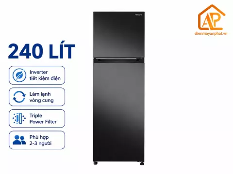 Tủ lạnh Hitachi Inverter 240 lít HRTN5255MFUVN