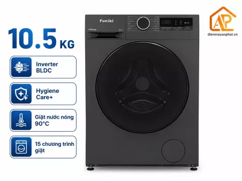 Máy giặt Funiki 10.5 kg HWM F8105ADG