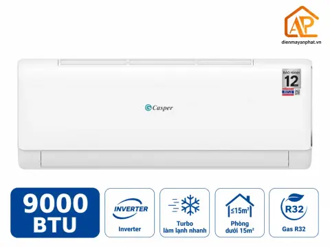Điều hòa Casper Inverter 1 chiều 9000 BTU JC-09IU36