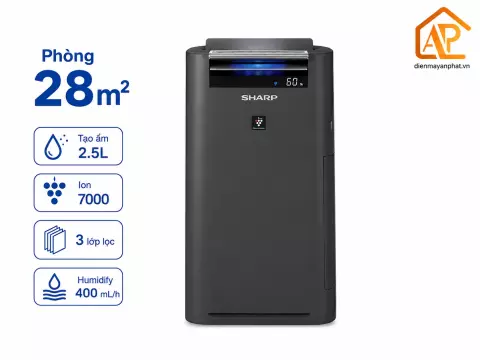 Máy lọc không khí và tạo ẩm Sharp KC-G40E-