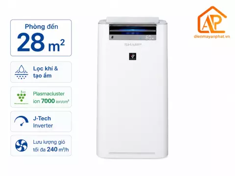 Máy lọc không khí và tạo ẩm Sharp KC-G40EV-W