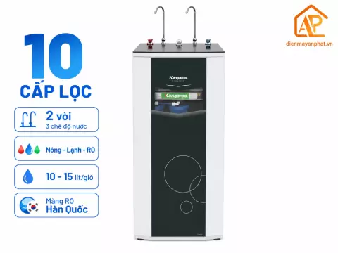 Máy lọc nước Kangaroo KG10A3 10 cấp lọc, 2 vòi (Nóng/lạnh và RO)