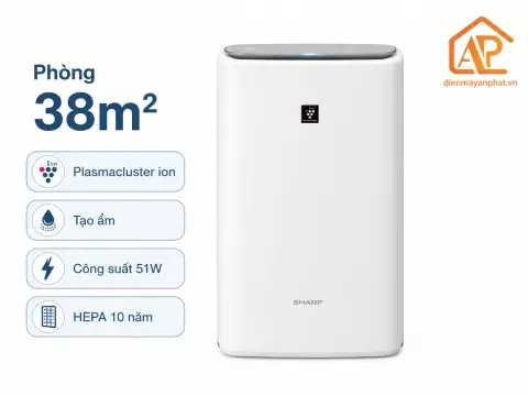 Máy lọc không khí Sharp KI-N50V-W 51W