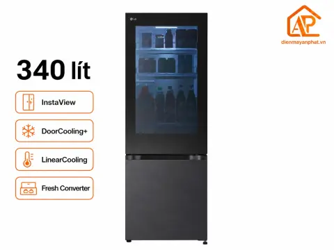Tủ lạnh LG Inverter 340 lít InstaView LBB33BGMAI