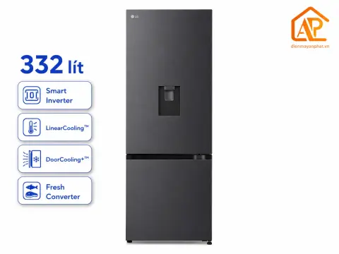 Tủ lạnh LG Inverter 332 lít LBD33BLM