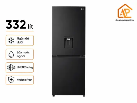 Tủ lạnh LG Inverter 332 lít LBD33BLMA