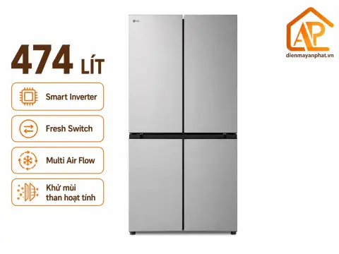 Tủ lạnh LG French Door Inverter 474 lít Multi Door LFB47SVM