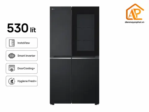 Tủ lạnh LG Inverter 530 lít Multi Door InstaView LFB53BLMI