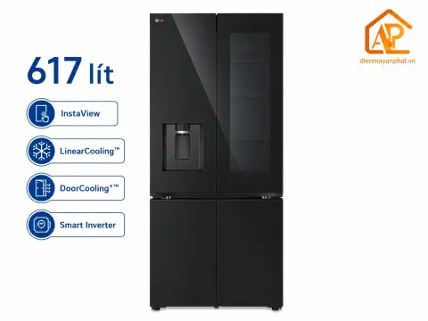 Tủ lạnh LG Inverter 617 lít Multi Door InstaView LFB61BLGAI