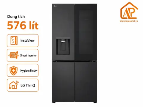 Tủ lạnh LG French Door InstaView Inverter 576 lít Multi Door LFD58BLMAI