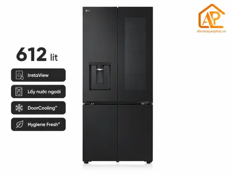Tủ lạnh LG Inverter 612 lít Multi Door InstaView LFD61BLGAI