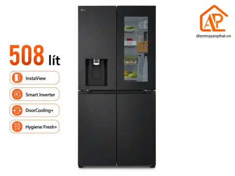 Tủ lạnh LG Inverter 508 lít Multi Door InstaView LFI50BLMAI